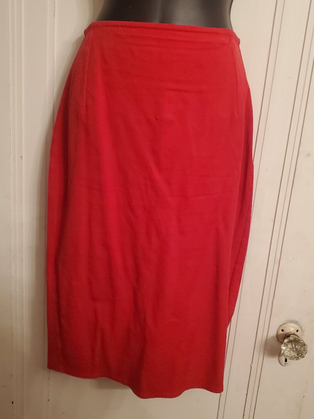 Mode Merr Red Pencil Skirt Size Medium